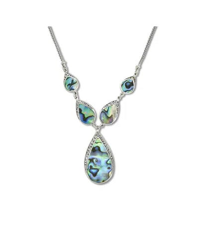 SAMUEL B. SAMUEL B. SILVER ABALONE NECKLACE