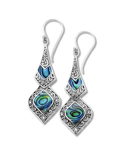 Samuel B. Silver Abalone Pearl Earrings In Metallic