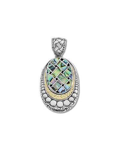 Samuel B. Silver Abalone Pearl Semeru Pendant In Metallic