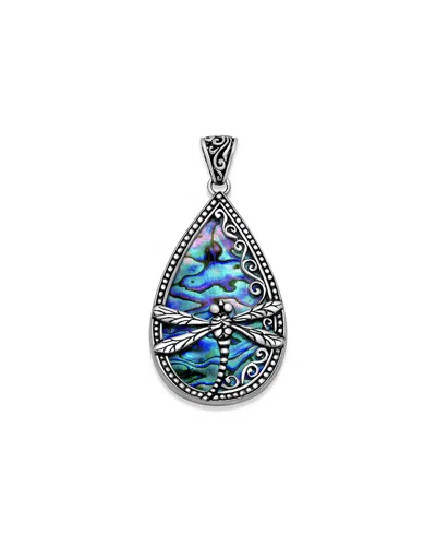 Samuel B. Silver Abalone Pendant In Metallic
