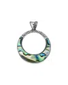 Samuel B. Silver Abalone Pendant In Multi