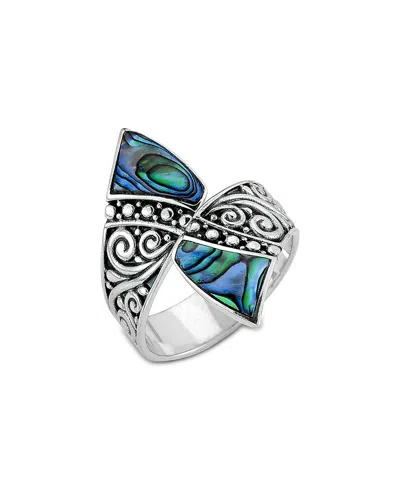 SAMUEL B. SAMUEL B. SILVER ABALONE RING