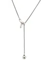 Samuel B. Silver Adjustable Popcorn Chain Necklace