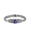 Samuel B. Silver 2.85 Ct. Tw. Amethyst Bracelet In Silver