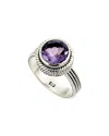 Samuel B. Silver Amethyst Ring