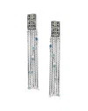 Samuel B. Silver & 18k 0.40 Ct. Tw. Blue Topaz Earrings