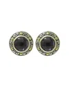 Samuel B. Silver & 18k 1.50 Ct. Tw. Amethyst Earrings In Black