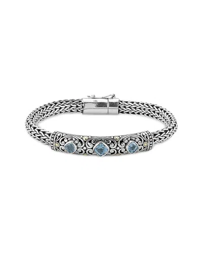 Samuel B. Sterling Silver Rope Bracelet In Metallic