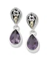 Samuel B. Pear Drop Earrings In Metallic
