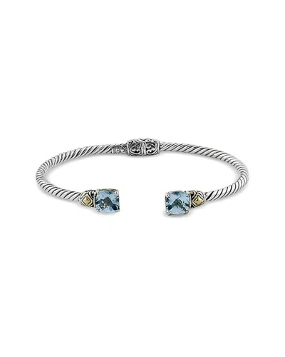 Samuel B. Silver & 18k Blue Topaz Bracelet