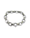 Samuel B. Silver & 18k Bracelet In Metallic