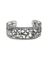Samuel B. 18k Over Silver Cross Bangle Bracelet