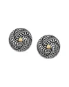 Samuel B. Silver & 18k Earrings