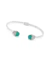 Samuel B. Silver & 18k Green Onyx Bracelet