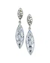 Samuel B. Silver & 18k Mother-of-pearl Earrings