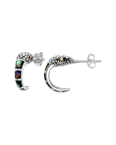 Samuel B. Silver & 18k Pearl Earrings