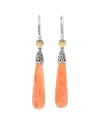 Samuel B. Silver & 18k Pearl Earrings In Neutral