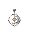 Samuel B. Silver & 18k Pendant