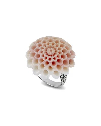 Samuel B. Silver & 18k Pink Conch Pearl Ring