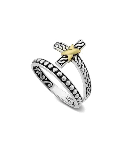 SAMUEL B. SAMUEL B. SILVER & 18K RING