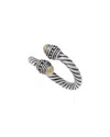 Samuel B. Silver & 18k Ring In Metallic