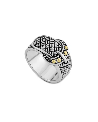 Samuel B. Silver & 18k Ring In Metallic
