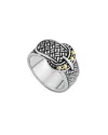 Samuel B. Silver & 18k Ring In Metallic