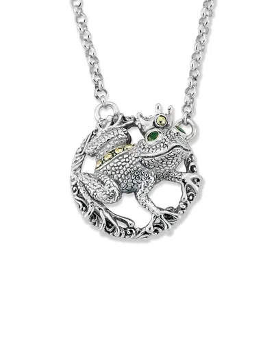 Samuel B. Silver & 18k Tsavorite Necklace