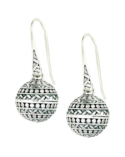 Samuel B. Silver Bali Bead Earrings
