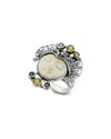 Samuel B. Silver Bovie Bone In Metallic