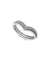 Samuel B. Sterling Silver Cable Motif Ring