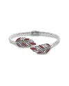 Samuel B. Silver Coral & Pearl Bracelet