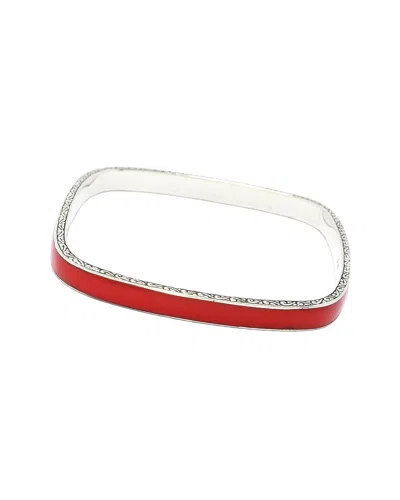 Samuel B. Silver Coral Bangle