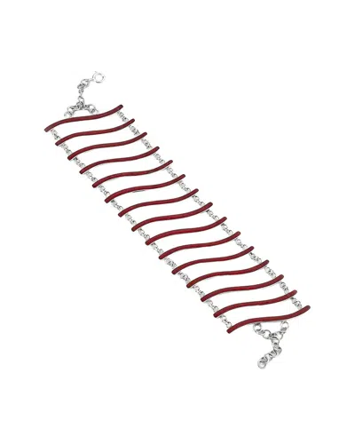 Samuel B. Silver Coral Bracelet In Multi