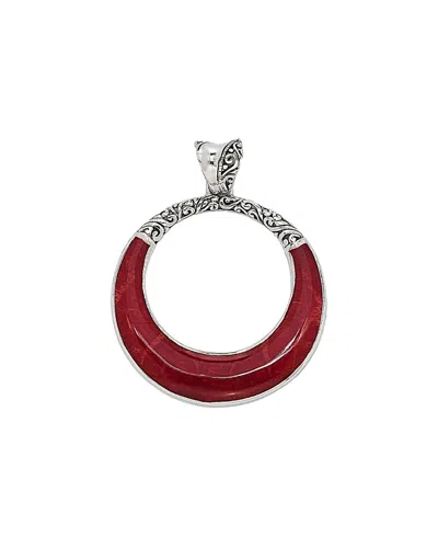 Samuel B. Silver Coral Pendant