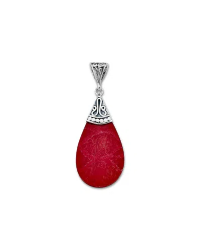 Samuel B. Silver Coral Pendant