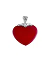 Samuel B. Silver Coral Pendant In Red