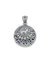 Samuel B. Silver Elephant Pendant In Silver