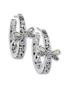 Samuel B. Silver Filigree Dragonfly Earrings