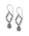 Samuel B. Silver Filigree Drop Earrings