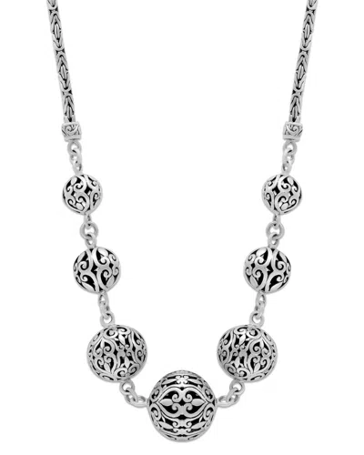 Samuel B. Silver Filigree Necklace