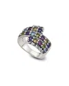 Samuel B. Silver Gemstone Bypass Ring