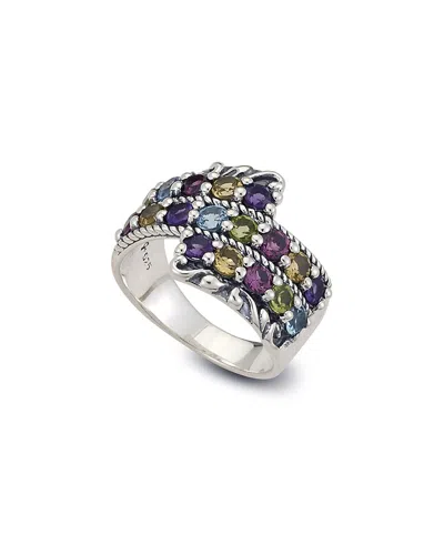 Samuel B. Silver Gemstone Bypass Ring