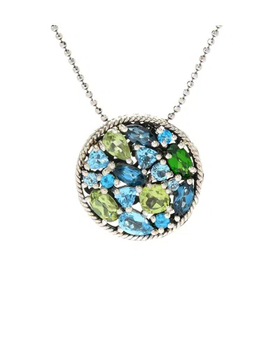 SAMUEL B. SAMUEL B. SILVER GEMSTONE PENDANT