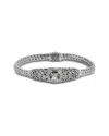 Samuel B. Silver Green Amethyst Bracelet In Metallic
