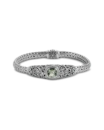 SAMUEL B. SAMUEL B. SILVER GREEN AMETHYST BRACELET