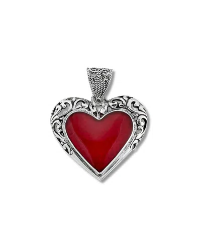 SAMUEL B. SAMUEL B. SILVER HEART PENDANT