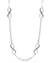 Samuel B. Infinity Necklace In Silver