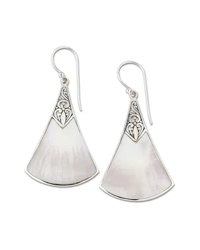 Samuel B. Silver Mother-of-pearl Earrings