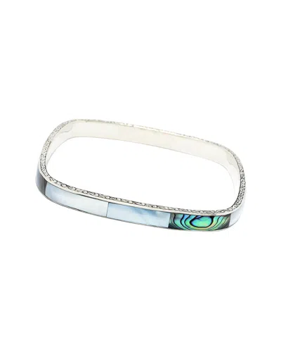 Samuel B. Silver Multi Shell Bangle In Metallic